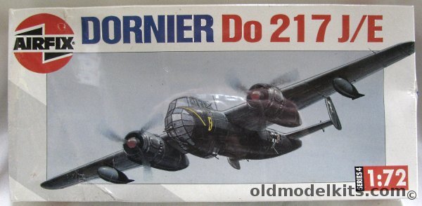 Airfix 1/72 Dornier Do-217J or Do-217E, 04020 plastic model kit